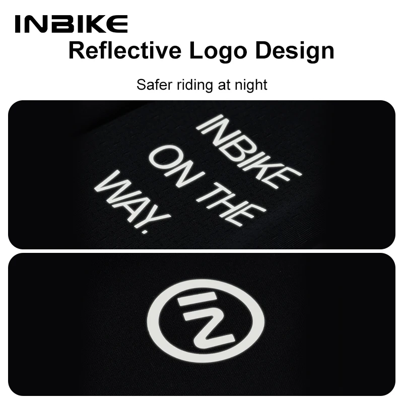 INBIKE Winter Cycling Bib Pants Thermal Fleece Men's MTB Cycling Clothing 3D Padded Cold Weather Bike Bib Tights Legging Clothes 5