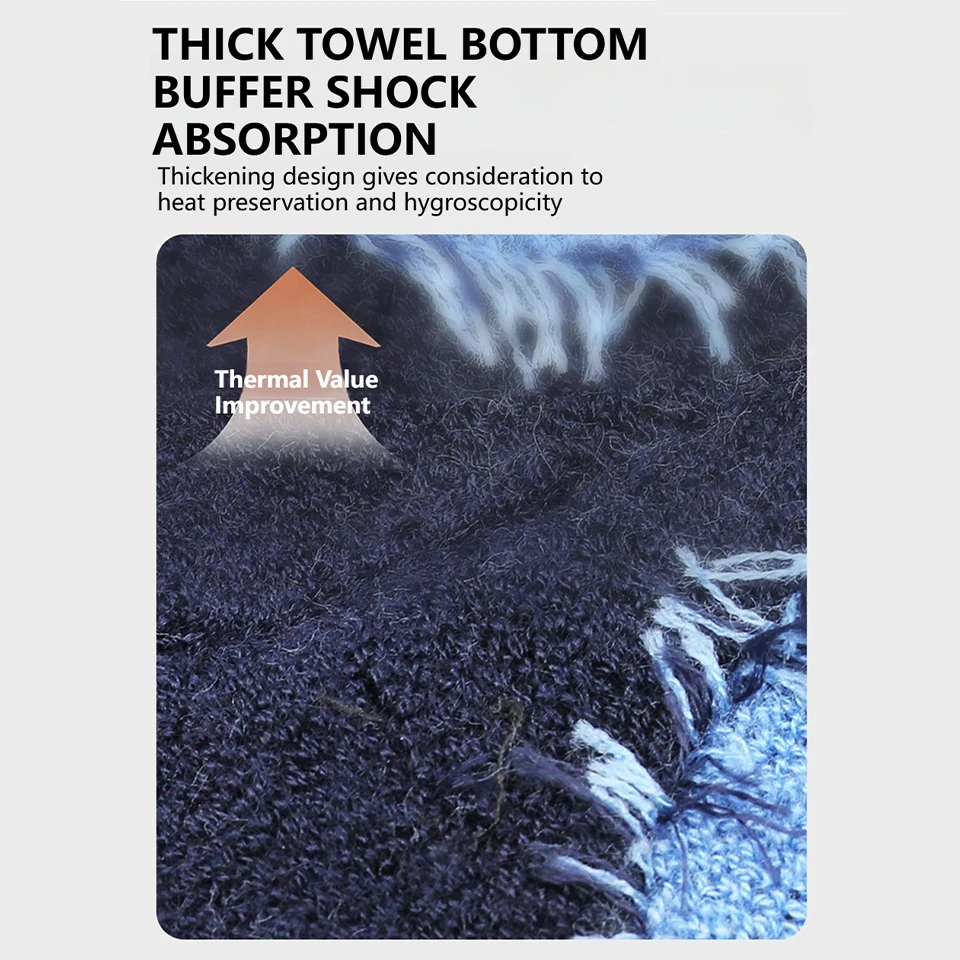 GTUBIKE Thermal Winter Cotton Men Women Ski Socks High Elastic Sports Socks Snowboarding Cycling Adult Skiing Thicker Leg Warm 4