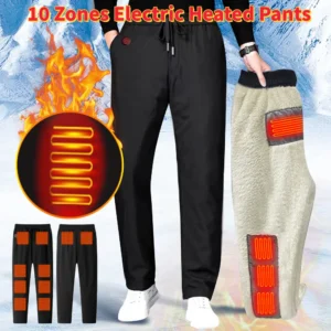 Intelligent Heating Pant 10-Heating Zones 2-Switches 3-Speed Adjustable Suitable For Outdoor Activities Indoor Work Hiking Elect 1