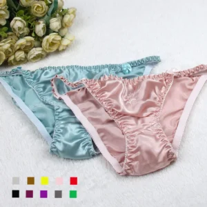 Hot-selling fashion 100% mulberry silk sexy panties women's T thong briefs 1