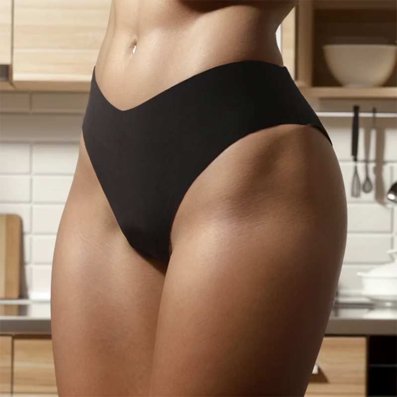 Poblador 10PCS/Set Women's Panties Fashion Simple Seamless Underwear Breathable Thongs Sexy Lingerie Comfortable Sport G-Strings 4