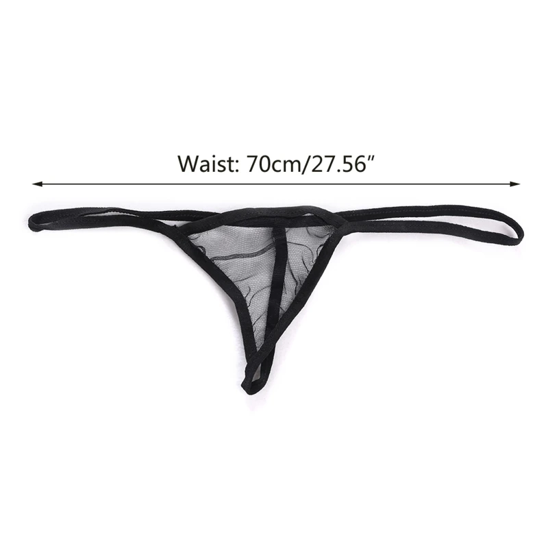 Женщины G-Шнура Sheer V-Шнур нижнего белья женское бельё Стринги Трусы 1PC 4