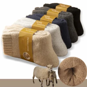 1pairs Winter Warm Thick Wool Women's Socks High Quality Stretch Casual Terry Sock Harajuku Solid Against Cold Anti-snow Men Sox 1