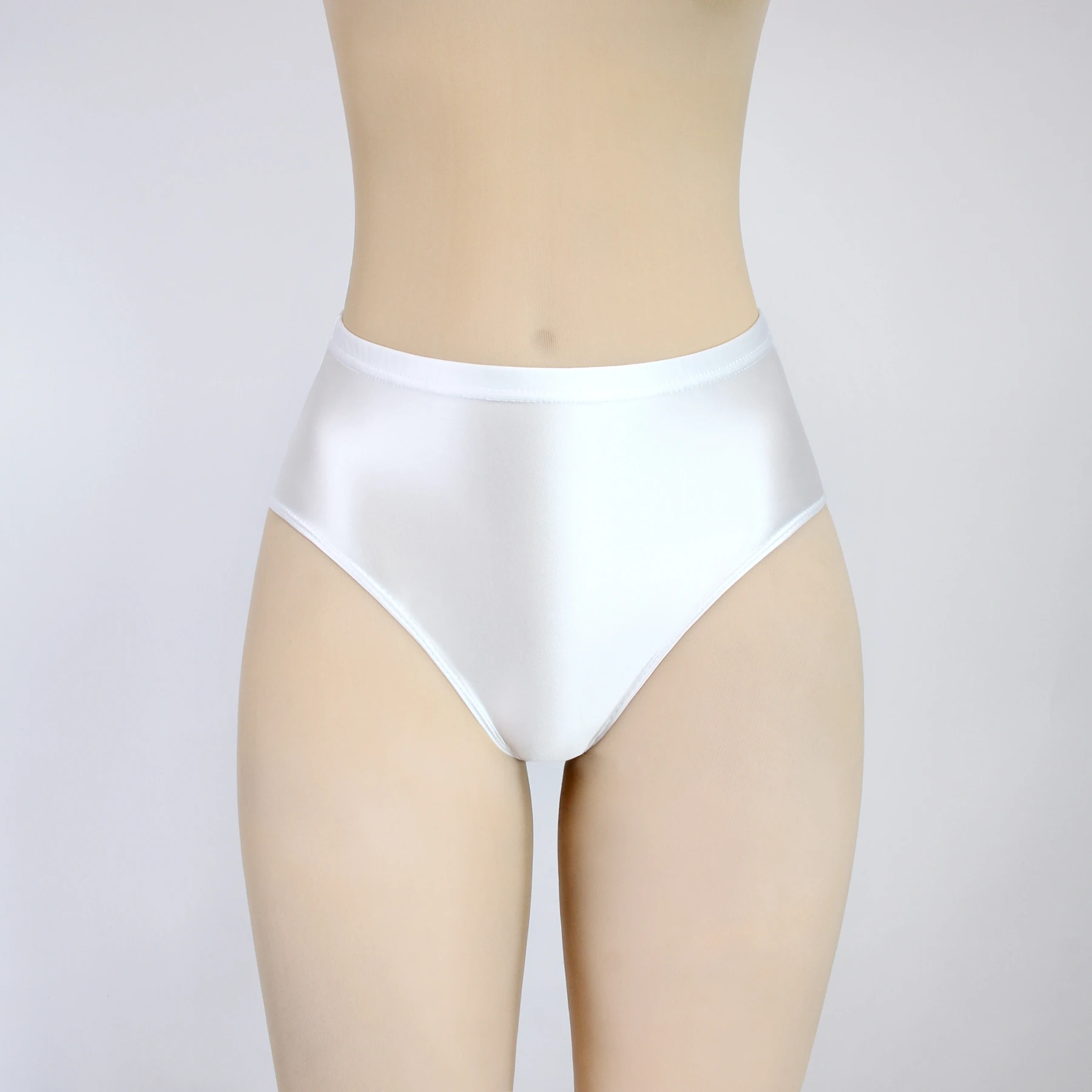 XCKNY glossiness series Briefs satin glossy briefs skin siky bikini middle-waisted underwear unisex Yoga sport golssy pants 3