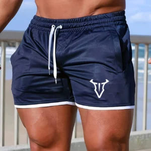 Men's Shorts for Sports, Fitness, Running, Outdoor, Breathable, Quick Drying Mesh Beach Pants 1