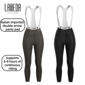 Lameda Cycling Pants Woman Double Arrow Cushion Lameda Cycling Clothing High Elasticity Wear Resistance Women Cycling Bib Pants 1