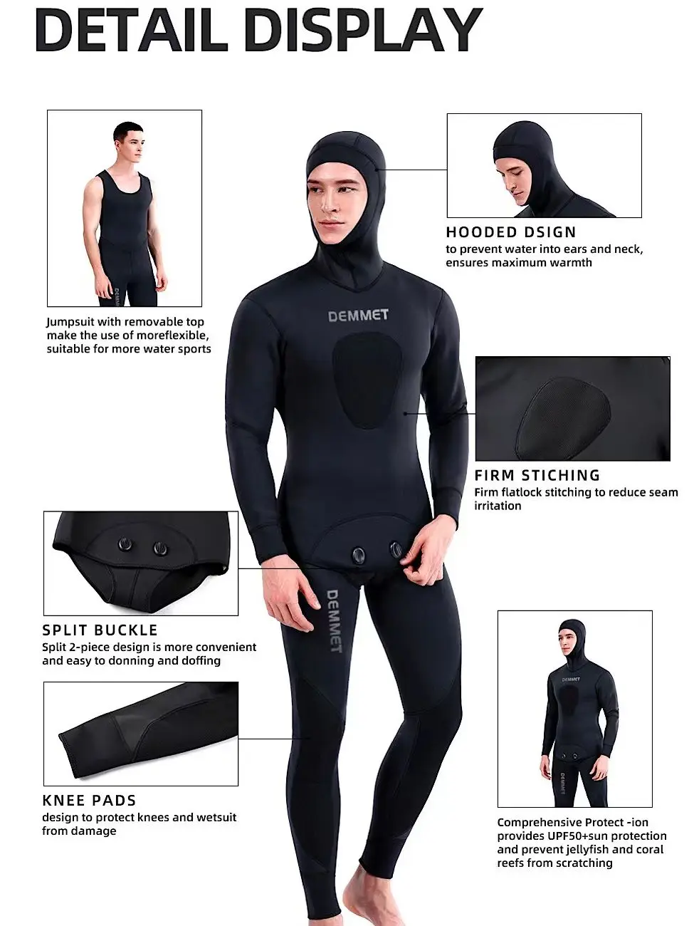 New 3mm Camouflage Wetsuit Spearfishing Suit Diving Long Sleeve Fission Neoprene Submersible Diving for Men Keep Warm Tops Pants 5