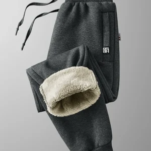 Winter Men's Sweatpants Thick Warm Fleece Joggers Sportswear Zip Pockets Cotton Casual Track Pants Plus Size 6XL 7XL 8XL 1