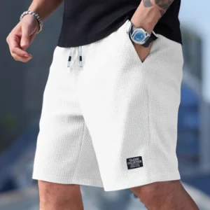 Men's Shorts, Men's Casual Pants, Men's Beach Shorts, Men's Sports Shorts, New Fashionable Textured Fabric, Breathable Pants, Suitable for Daily Casual Wear and Sports 1